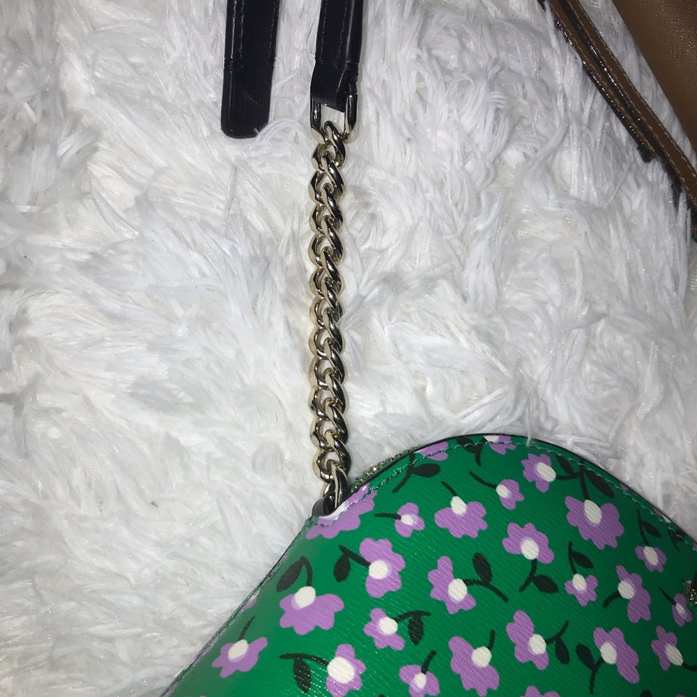 KATE SPADE FLORAL CROSSBODY BAG (gently used) - Picture 8 of 13